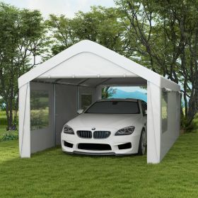 10' x 20' Carport (Option: White-1950x380x270 mm)